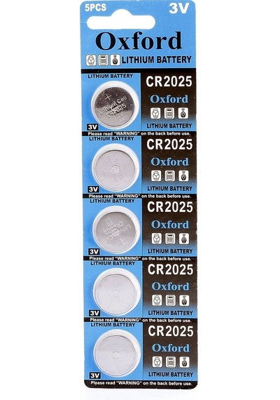 Panasonic Cr2025 3v Lityum Bios Baskül Terazi Pili 5 Li Kartela 5 Adet