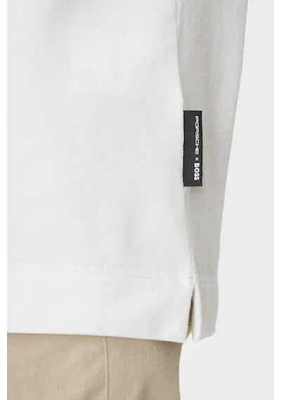 Boss Erkek Polo Yaka T Shirt 50531463 100 Beyaz Beyaz