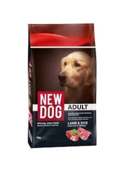 New Dog Kuzu Etli 15 Kg Yetişkin Köpek Maması