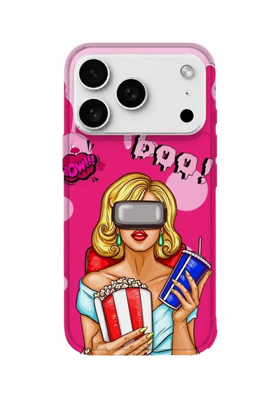 İphone 17 Pro Max Uyumlu Baskılı Şeffaf Telefon Kılıfı Koleksiyon: Queenmode Femme 3
