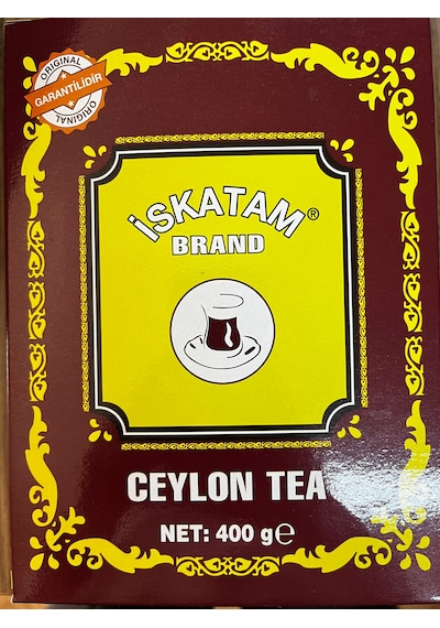 İskatam Siyah İthal Çay Kutu 400 G