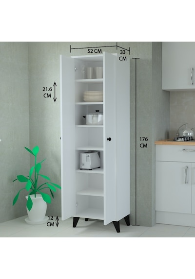 Mobilique Çok Amaçlı Gözde Banyo Dolabı Yedi Raflı 600-00-416 Çok Renkli Mobilique Çok Amaçlı Gözde Banyo Dolabı Yedi Raflı 600-00-416 Çok Renkli