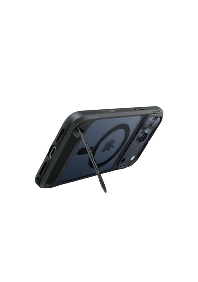 Torras Apple iPhone 17 Pro Max / 18 Pro Max Uyumlu P Stand Serisi Magsafe Kılıf Siyah