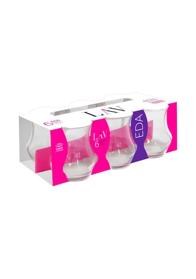 Lav Eda Cam Çay Bardağı 6 Kişilik 170 ml