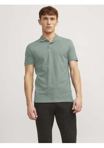 Jack & Jones Düz Renk Polo Yaka Tisört - 12136516 Iceberg Green Yeşil