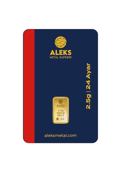 Agakulche 2,5 Gr 995 24 Ayar Amr Külçe Altın