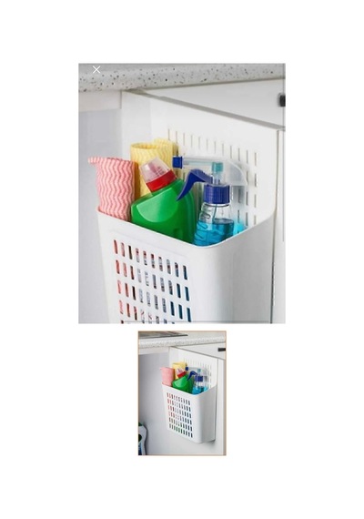 Plastik Askılı Dolap Düzenleyici Dolap Içi Deterjanlık Plastik Beyaz Tr Diğer