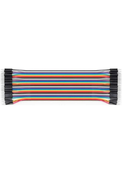 20cm 40 Pin Erkek Erkek Dupont Kablo Ayrılabilir 2.54mm 10renk Breadboard Atlama Kablosu Jumper