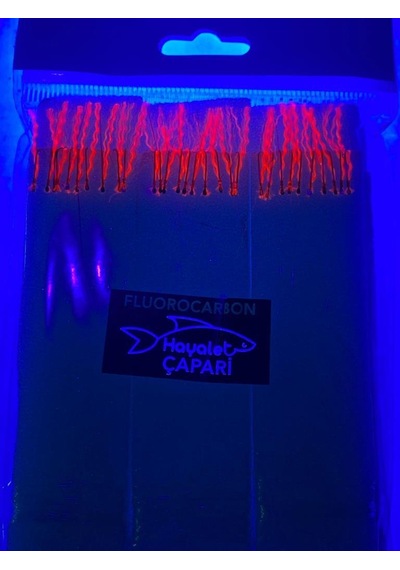 Florocarbon Arnavut Çaparisi 12 No 3lü Paket 0.12/0.24 Uv Şeker Pembe