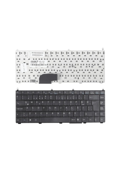 Sony Uyumlu Vaio VGN-FE11S, VGN-FE21B, VGN-FE21H Notebook Klavye (Siyah TR) (Pars Power) Siyah 786531