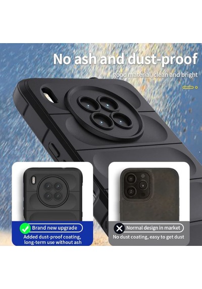 Microcase Huawei Nova 8I Miami Serisi Silikon Kılıf-Açık Mavi