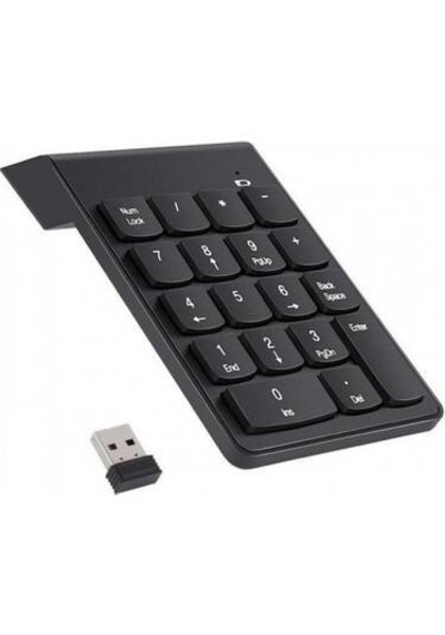 Molix Mx-1515 Kablosuz Usb Numpad Numerik Keypad Klavye - 2.4ghz Sessiz Ve Ergonomik Sayısal Tuş Takımı Siyah