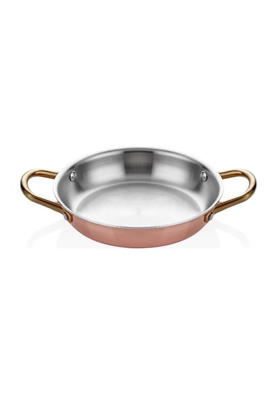 Multi-metal Bakır Yumurta Sahanı 18 Cm Gümüş