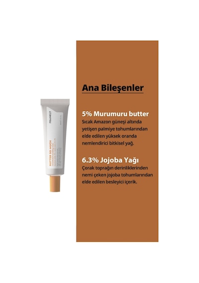 Cilt Bariyeri Güçlendiren Onarıcı Ve Nemlendirici Butter So Much Krem 30ml