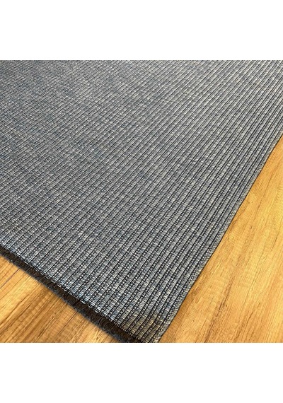 Hoom Rugs Mirel 7310 Mavi Kaymaz Pamuklu Dekoratif Kilim