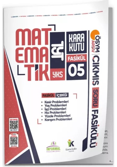 2026 YKS-TYT Matematik Kara Kutu 8li Fasikül Seti ÖSYM Çıkmış Soru Bankası Çözümlü Modüler Paket