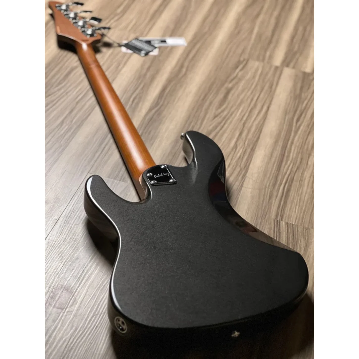 Soloking Mj-1 Classic Bass İn Black Metallic With Roasted Maple Neck Metalik Gri
