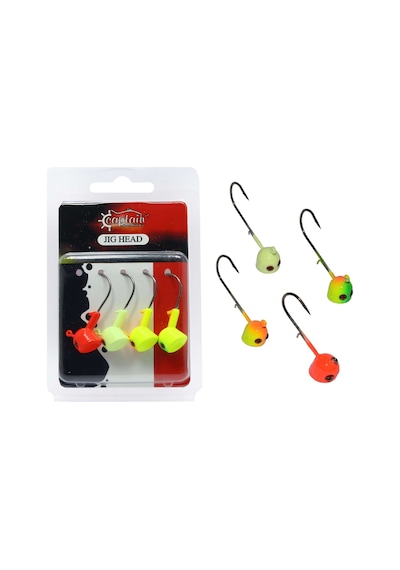 Mutant 6413 Jig Head Moite 4lü Mix Set Tırnaklı Jig Head