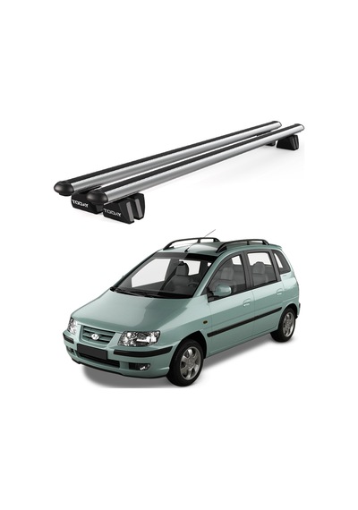 Pençe Hyundai Matrix 2001-2010 Uyumlu Gri Ara Atkı 109cm Port Bagaj Tavan Barı