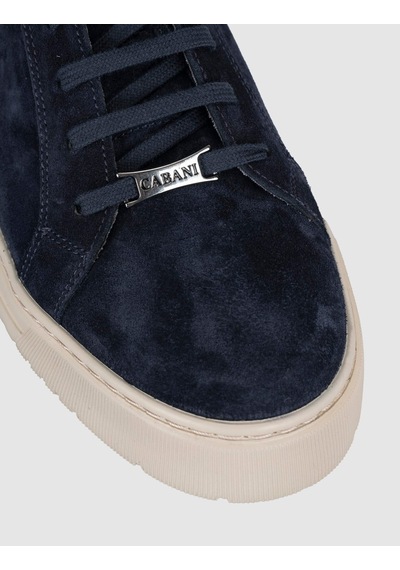 Cabani Lacivert Süet Hakiki Deri Erkek Casual Sneaker