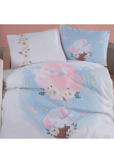 Clasy Bebek Nevresim Takımı Sun Bambi Pudra