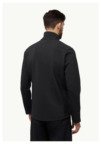 Jack Wolfskin Whırlwınd Men A62521-softshell Black Erkek Mont Siyah