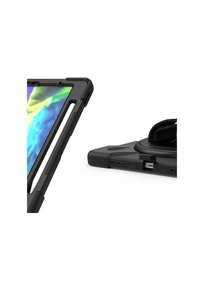 Apple Uyumlu iPad Pro11 (2021-2020-2018) Kılıf Shockproof 3 Katmanlı Standlı