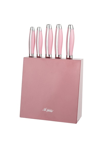 Aryıldız 30279-2 6 Prç Bıçak Set Pembe Saplı(50004