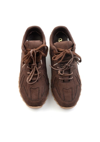 Bambi Kahve Süet Kadın Sneaker K01791073272