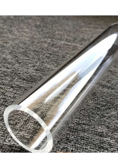 PLEKSİ ŞEFFAF BORU 110 MM DIŞ ÇAP 100 MM İÇ ÇAP----50 CM BOY