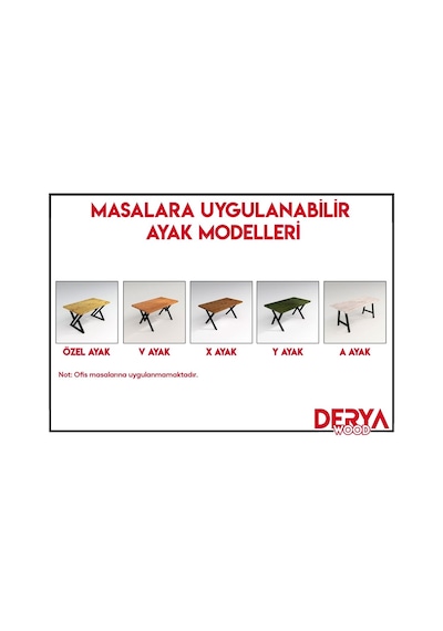 Doğal Ahşap Yemek Masası-80-200-76 Cm-w Ayak