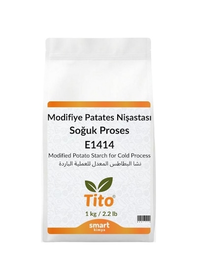 Modifiye Patates Nişastası Soğuk Proses E1414 1 Kg
