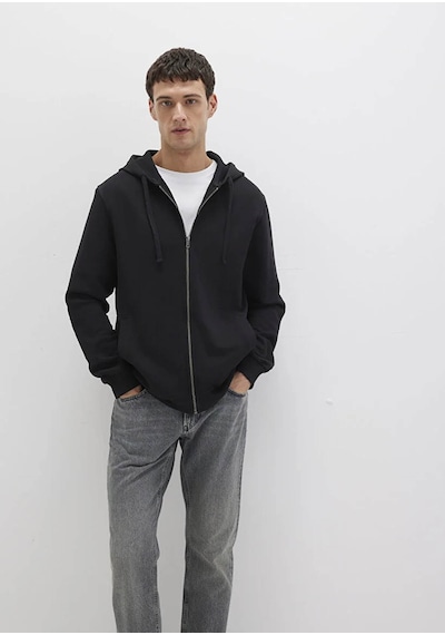 Mavi Kapüşonlu Full Siyah Erkek Sweatshirt M0s10423-900 Siyah