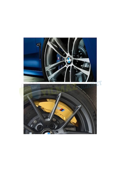 Bmw M Logo Kaliper Oto Sticker Yapıştırma Çıkartma Etiket 6 Adet