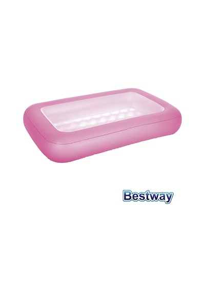 Pompa Seçenekli- Bestway 51115 Şişme Zeminli Bebek Çocuk Havuzu Mavi Çok Renkli