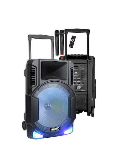 Midex MXR-1200 Taşınabilir Seyyar Mikrofonlu Akülü Ses Sistemi