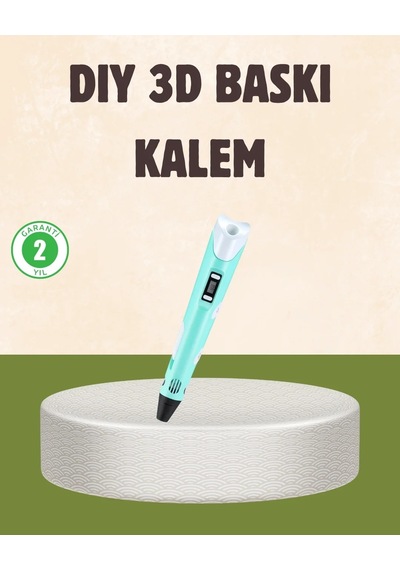 Ers Abs Ve Pla Filament Destekli 3d Yazıcı Kalem