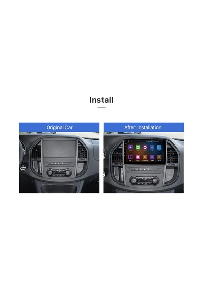 Mercedes Benz Vıto W639 2010-2015 Multimedya Navigasyon Usb Kamera Carplayer 6 Ram
