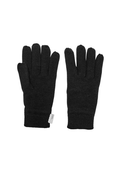 Only & Sons Erkek Onsx Flat Örgü Eldiven 22023863 Siyah Siyah