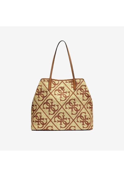 Guess Kadın Vegan Kirsten Tote Omuz Çantası Hwwl9743240 Kahverengi