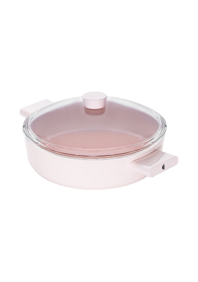 Emsan Swiss Crystal Karnıyarık Tenceresi Pembe 22 CM