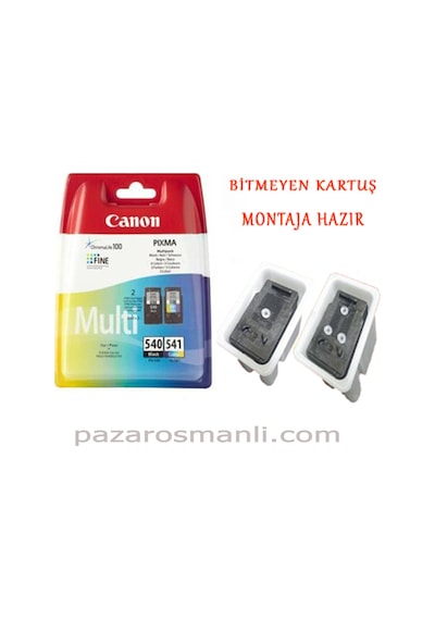 Canon Pg540 Cl541 Kartuş Bitmeyen Kartuş Montaja Hazır
