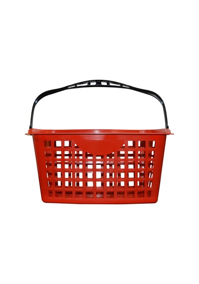 Alışveris Plastik Market Sepeti 28 Lt Kırmızı