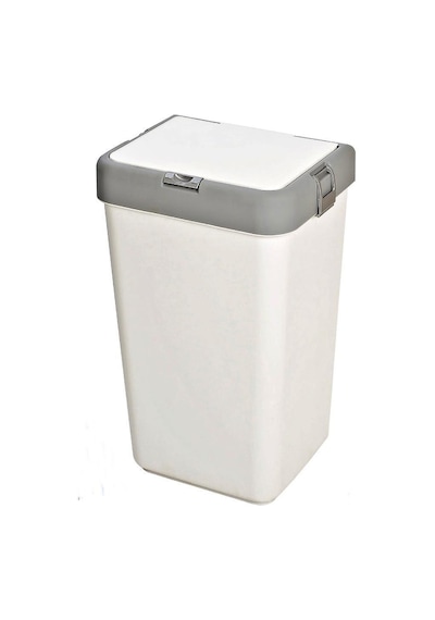Motek Kirli Çamaşır Sepeti Pratik Kapaklı 40 Litre Mt08 Çok Renkli