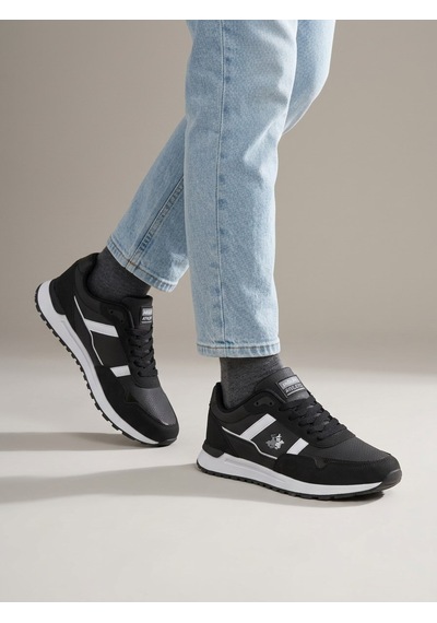 Hayo Stone Kaydırmaz Taban Mevsimlik Erkek Pu Sneaker Konforlu Spor Ayakkabı Siyah - Beyaz Hayo Stone Kaydırmaz Taban Mevsimlik Erkek Pu Sneaker Konforlu Spor Ayakkabı Siyah - Beyaz