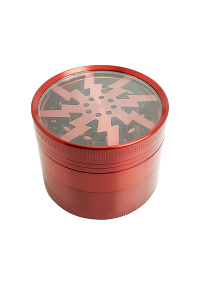 Lexroo Kırmızı 63 Mm. Baharat Herbal Öğütücüsü Parçalayıcı Pt55krx