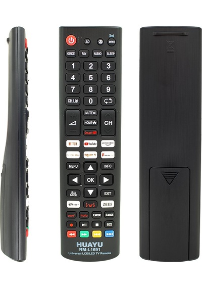 Huayu Rm-l1691 Netflix-youtube-prime Video-google Play Tuşlu Universal Lcd Led Tv Kumandası