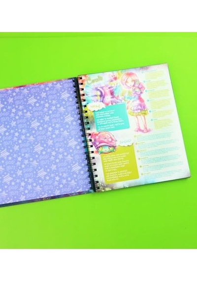 Siyah Sayfa Boyama Kitabı 60 Sayfa Spiral Defter