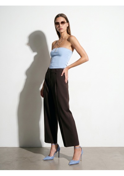 Dilvin 20659 Bandeau Top-açık Mavi