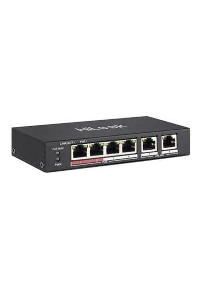 Hilook Ns-0106p-35 4 Port Poe, 35w, +2 Port Megabit Uplink Switch